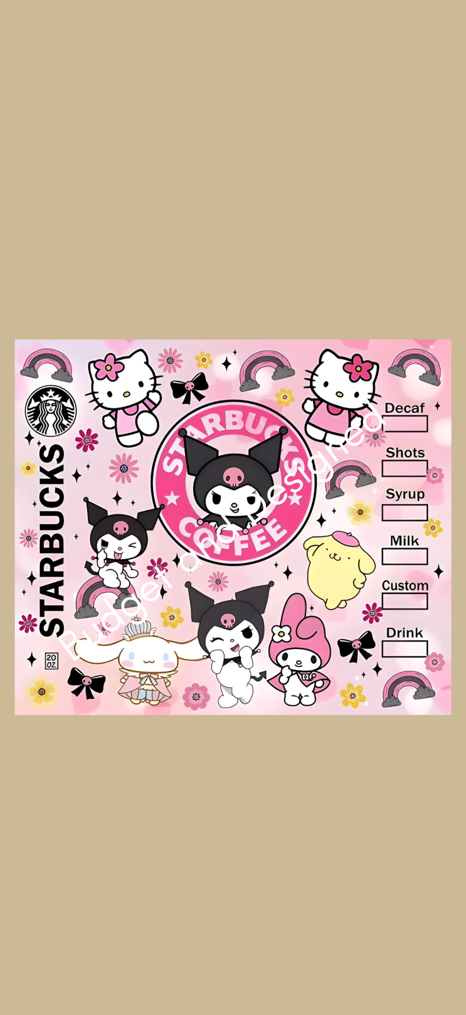 Kuromi and Friends Tumbler