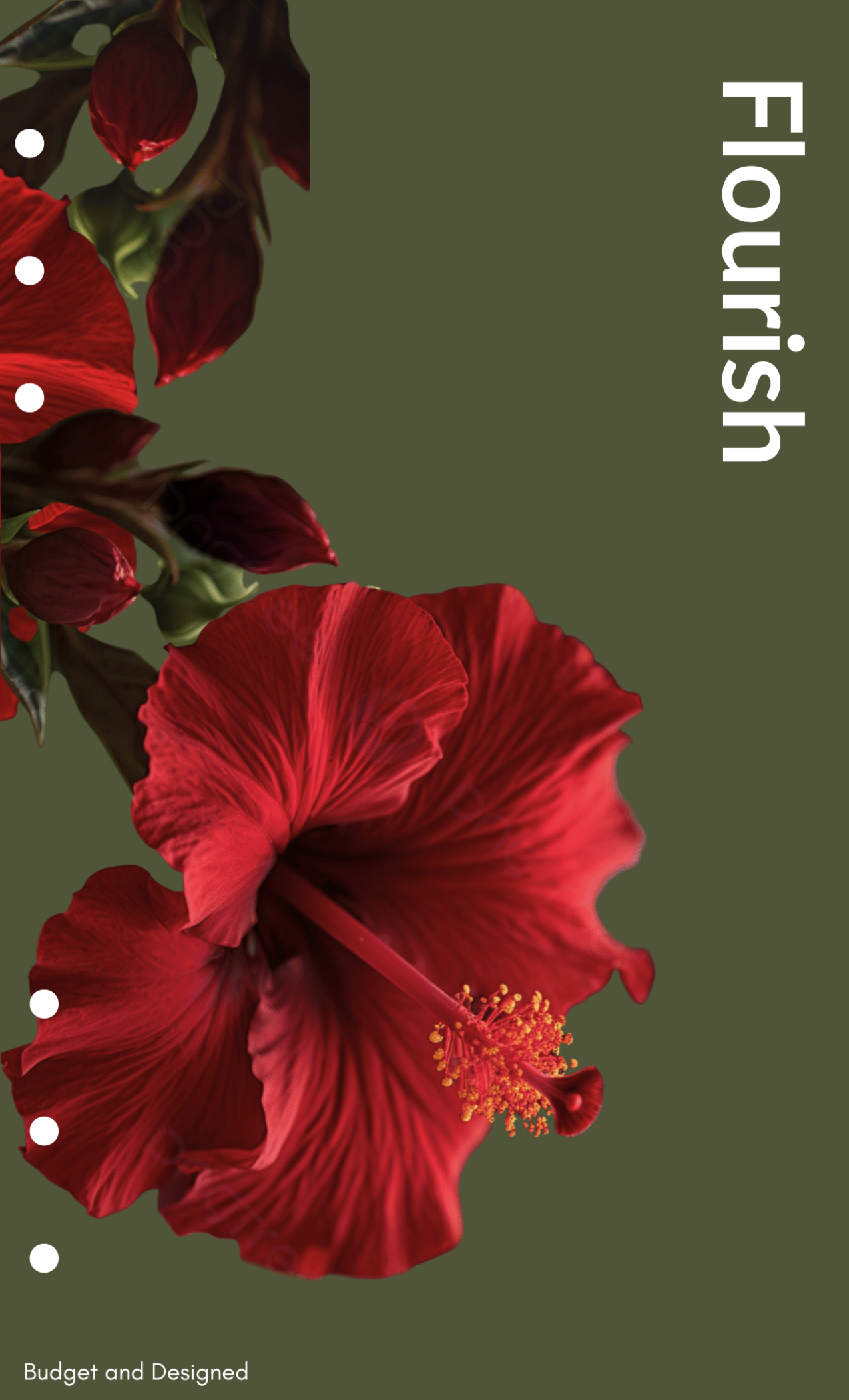 A6 Floral Dashboard Set