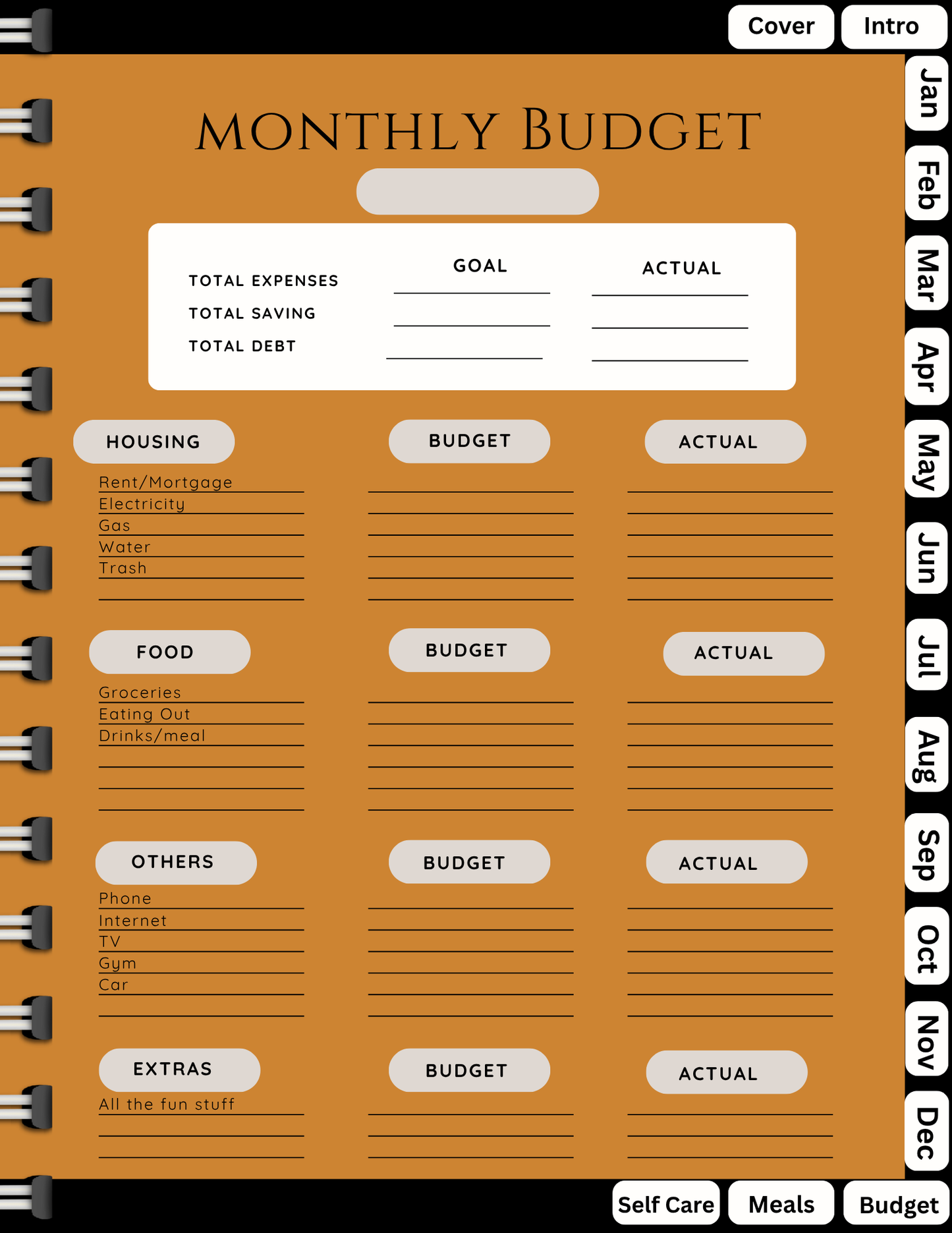 Be Bold Digital Planner