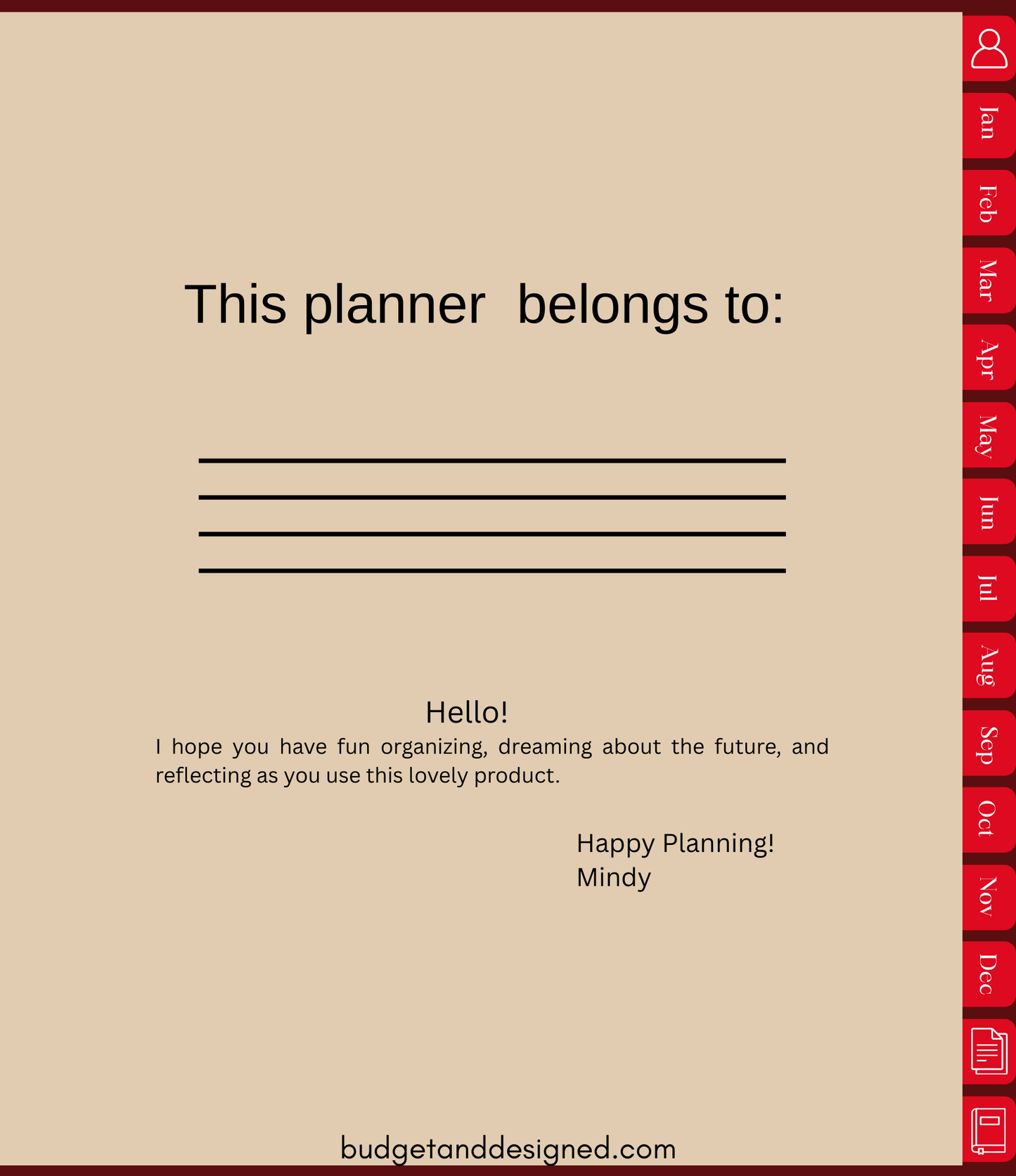 Blossom and Plan Digital Planner