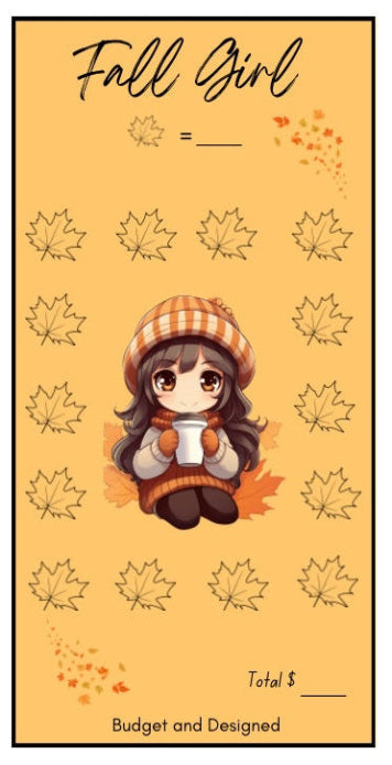 Fall Girl Savings Challenge