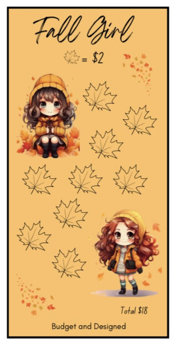 Fall Girl Savings Challenge