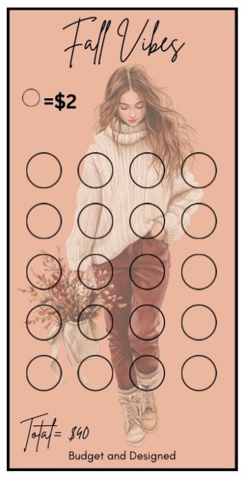 Fall Vibes Savings Challenge