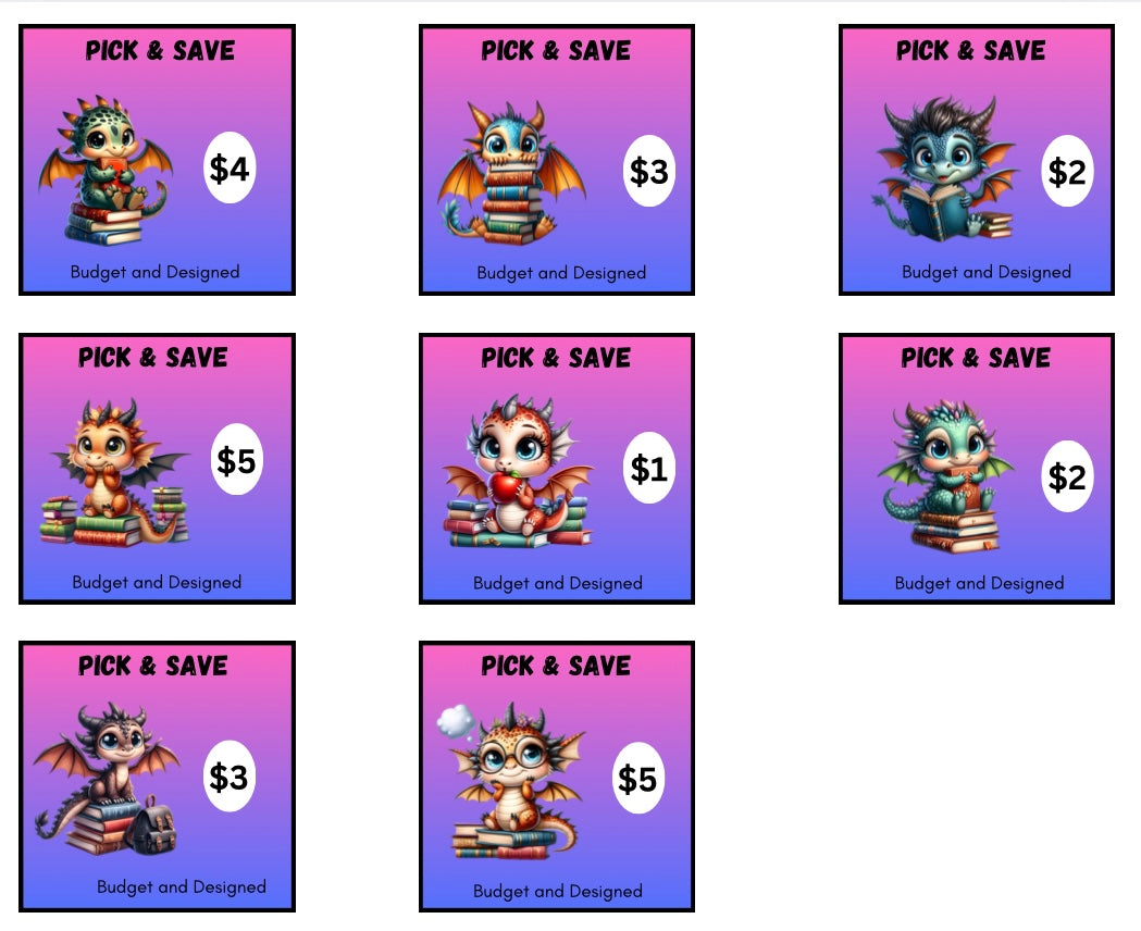 Dragons Mini Savings Challenge