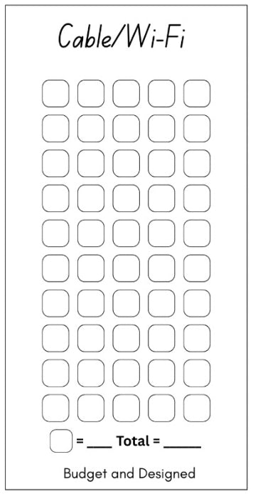 Month Ahead Savings Challenge
