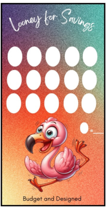 Looney for Savings! Savings Challenge Digital Version