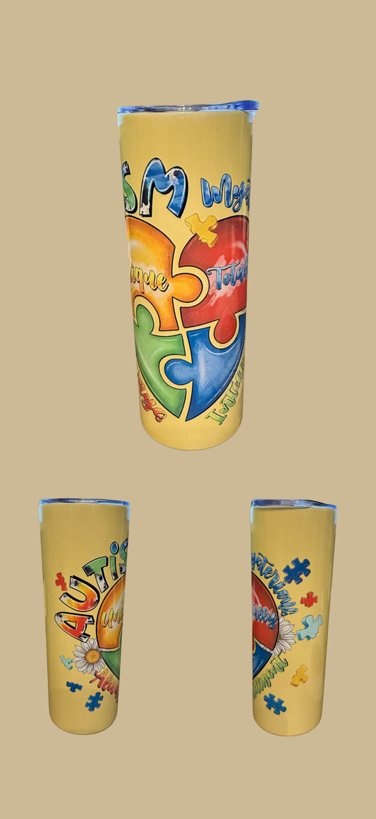 Autism Awareness Tumbler
