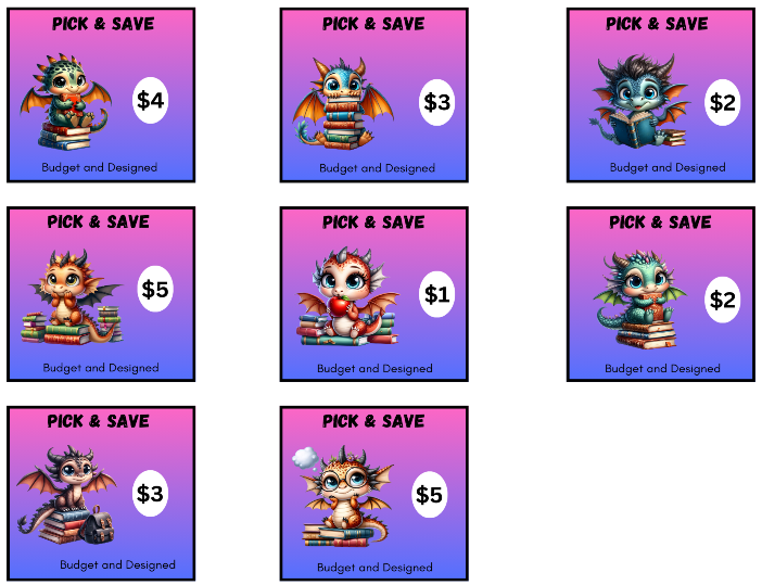 Dragons Mini Savings Challenge Digital Version
