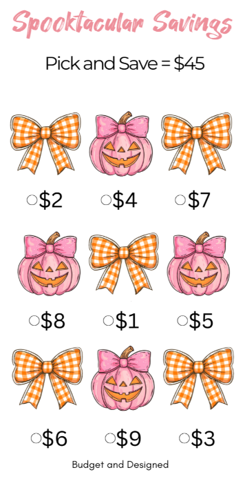 Spooktacular Savings Challenge