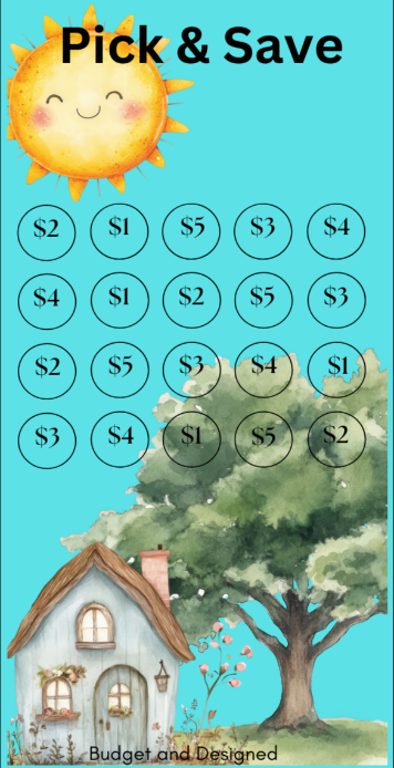 Woodland Friends Savings Challenge Digital Version