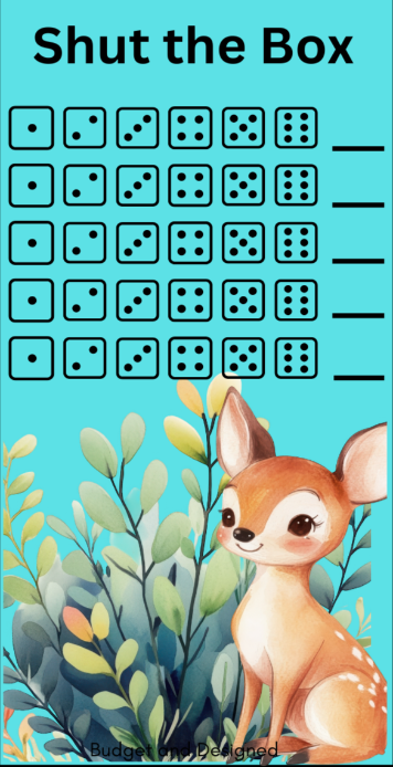 Woodland Friends Savings Challenge Digital Version