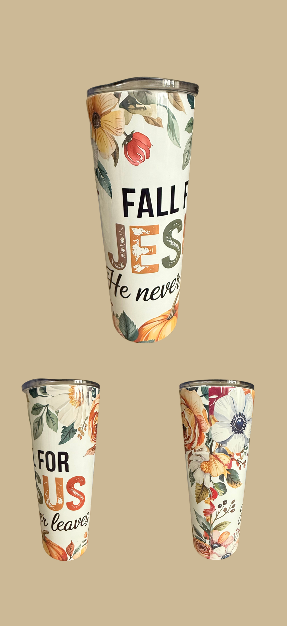 Fall for Jesus Tumbler