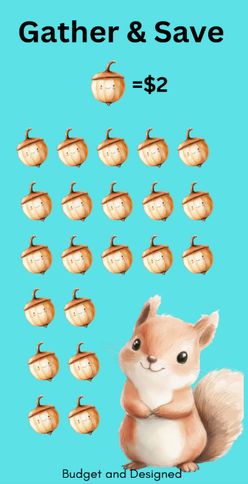 Woodland Friends Savings Challenge Digital Version