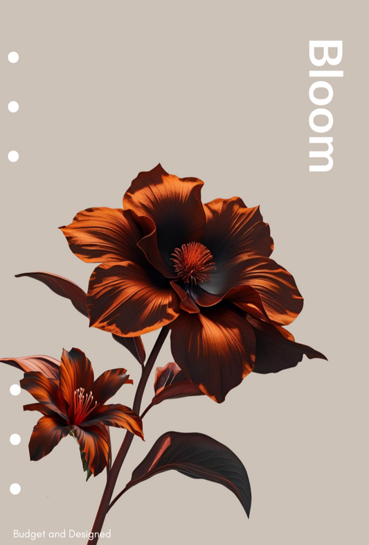 A5 Floral Dashboard Set
