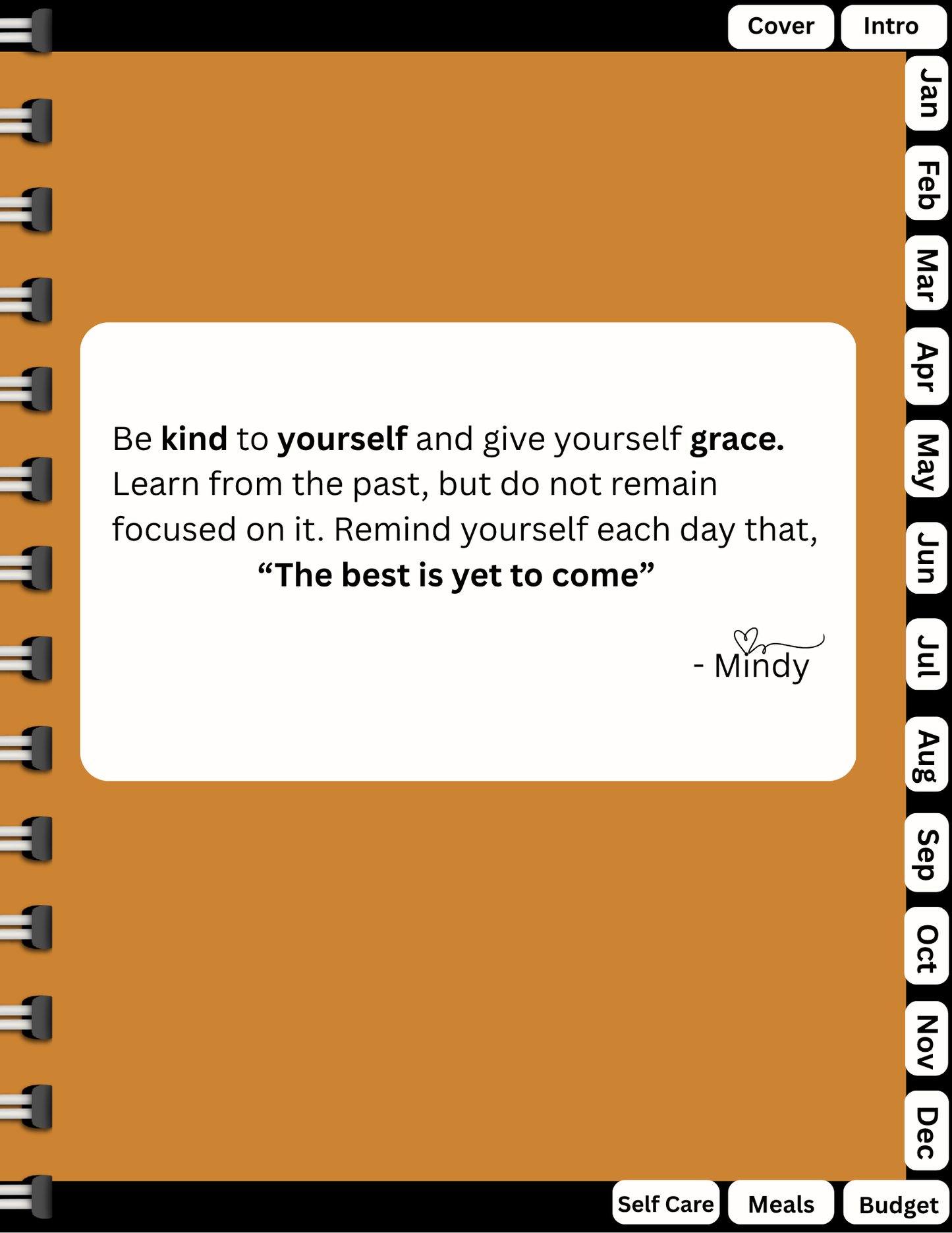 Be Bold Digital Planner