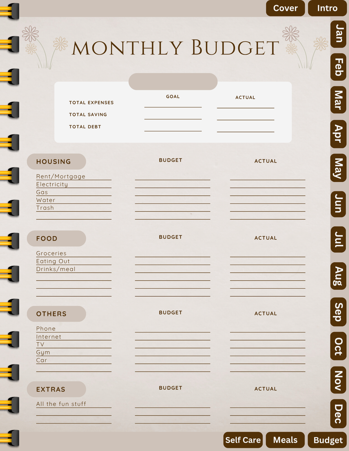 Get It All Done Mid -Year Digital Planner