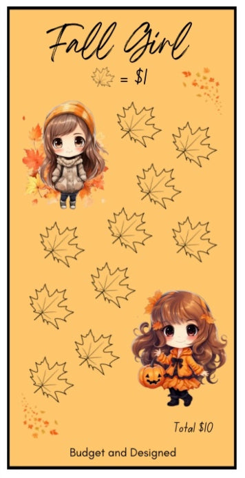 Fall Girl Savings Challenge
