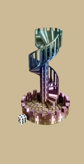 Spiral Kingfisher Castle Dice Tower