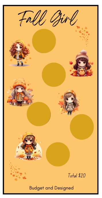 Fall Girl Savings Challenge