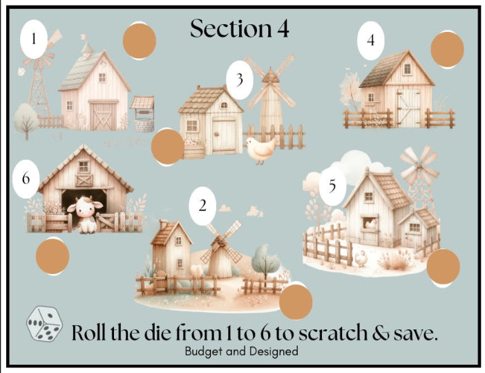 Farm Nursery Savings Challenge Game Digital Version