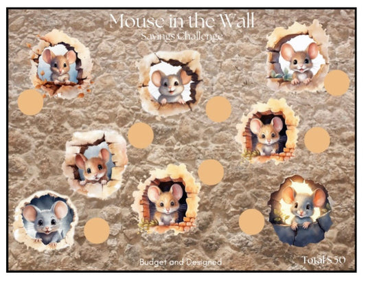 Mouse In The Wall Savings Challenge Digital Version