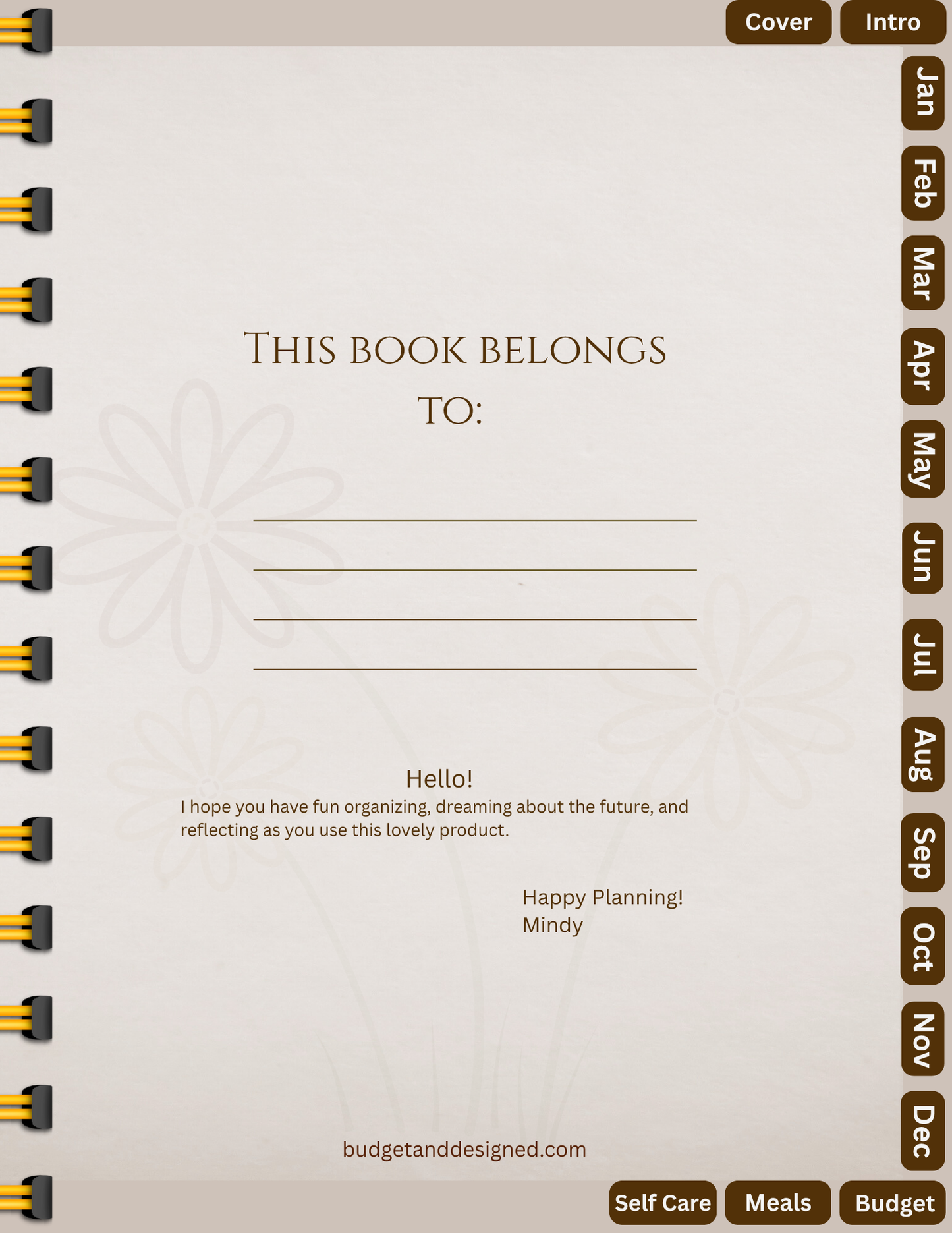 Get It All Done Mid -Year Digital Planner