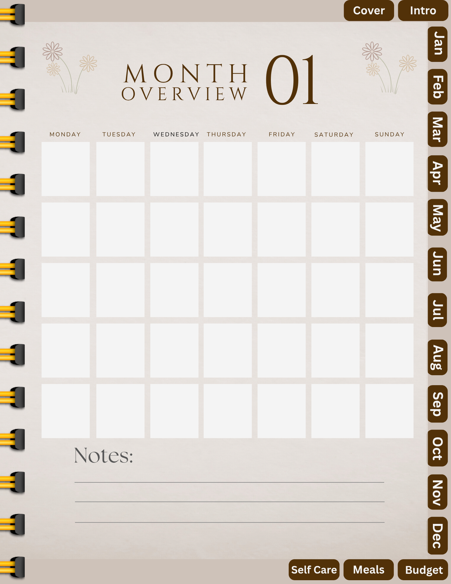 Get It All Done Mid -Year Digital Planner