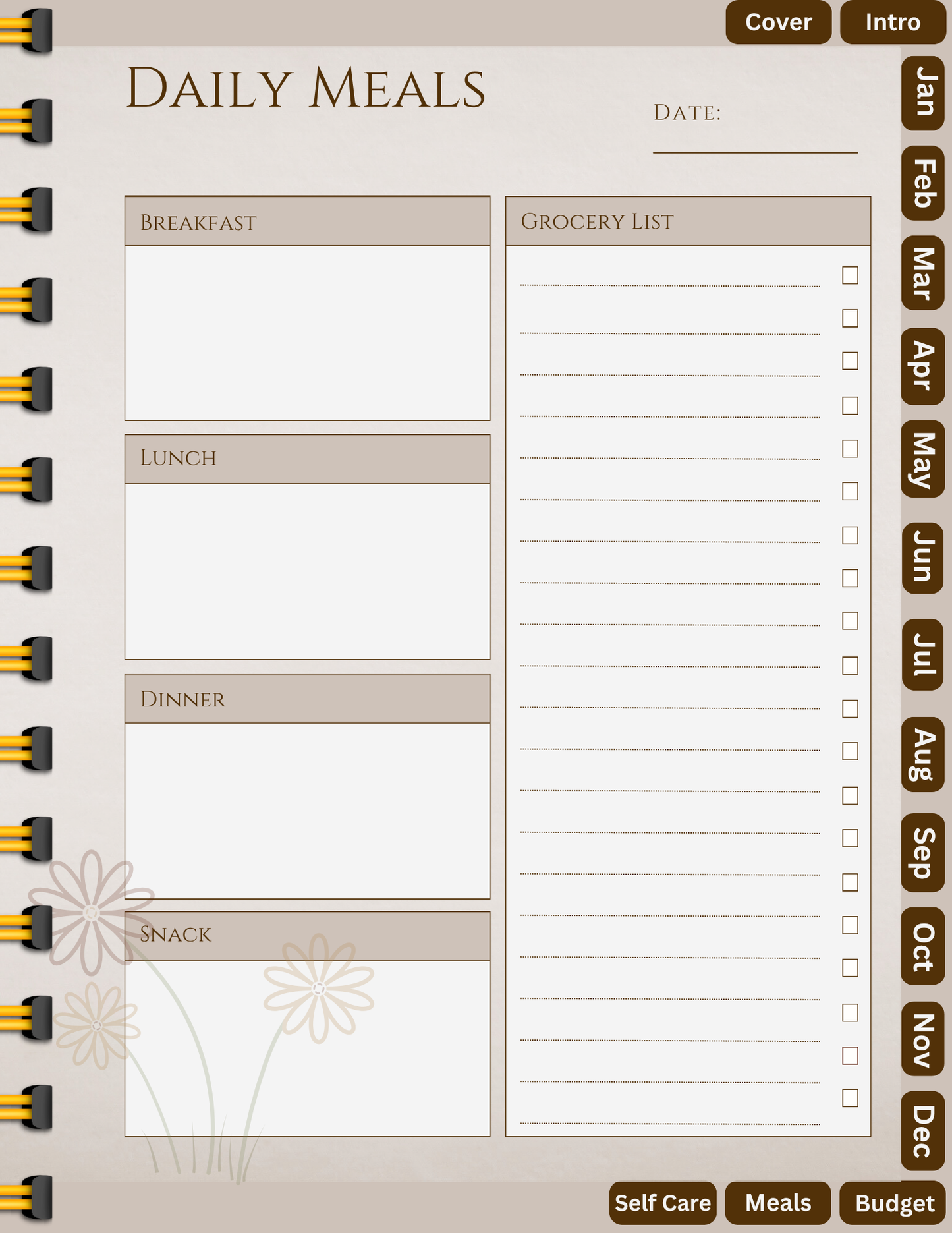 Get It All Done Mid -Year Digital Planner