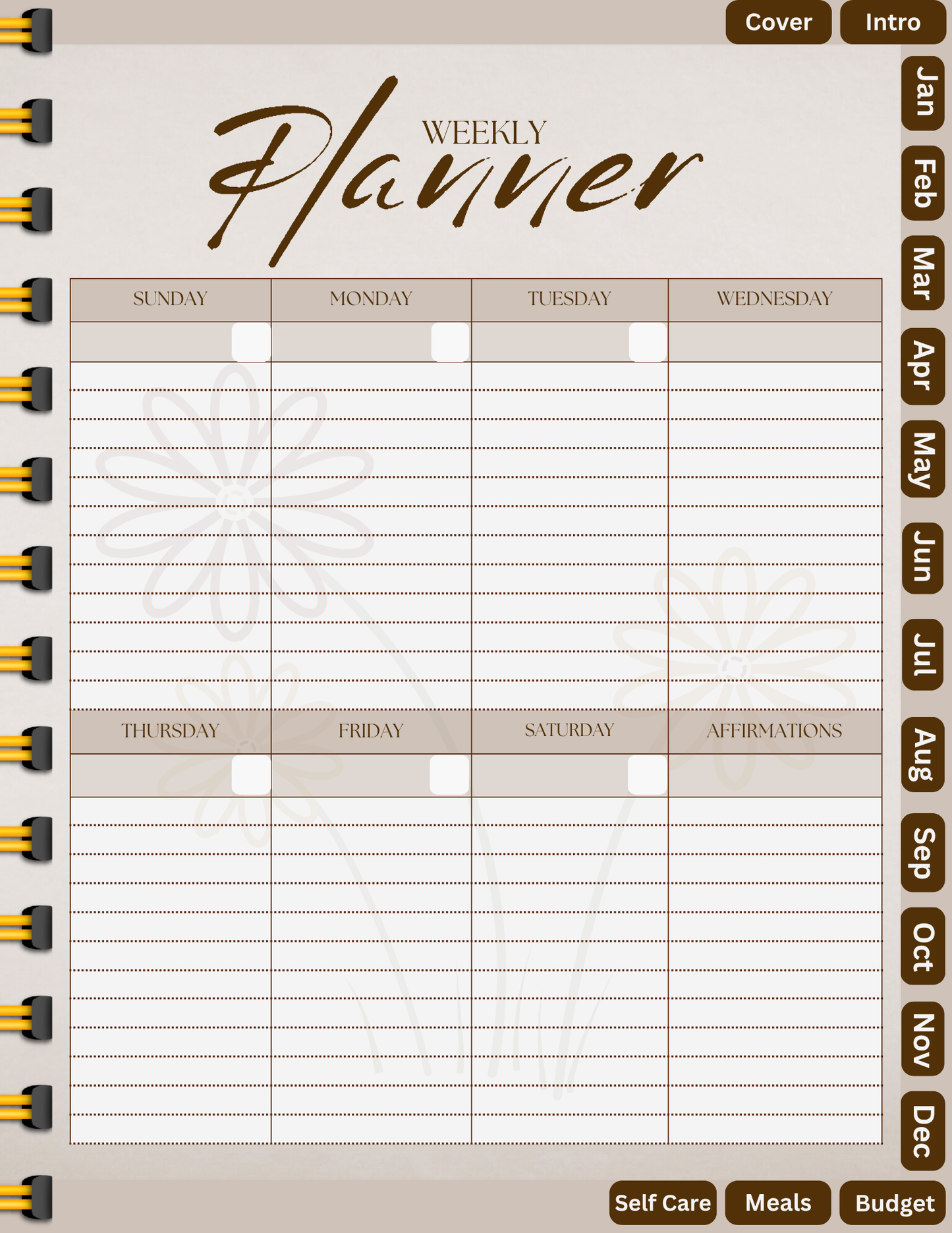 Get It All Done Mid -Year Digital Planner