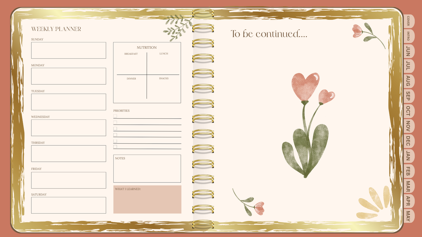 2025-2026 Growth Digital Planner